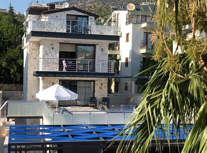Stone House Aparts 2 1 Mit Zwei Balkone Und Poolview Kalkan No 10 Apartment Kas