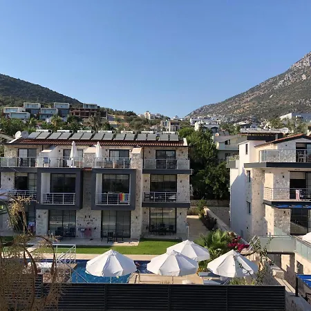 Stone House Aparts 2 1 Mit Zwei Balkone Und Poolview Kalkan No 10 Apartmán *