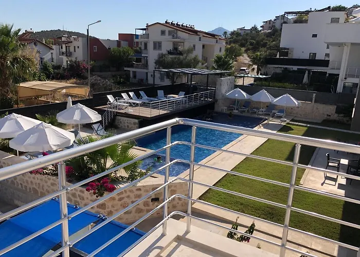 Stone House Aparts 2 1 Mit Zwei Balkone Und Poolview Kalkan No 10 * Κας